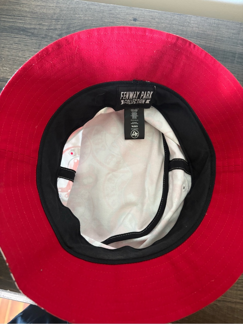 Boston Red Sox Logo Bucket Hat - Red & White - Picture 3 of 4